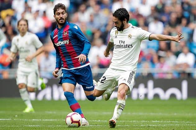 Soi kèo nhà cái tỉ số Levante vs Real Madrid, 23/02/2020 - VĐQG Tây Ban Nha